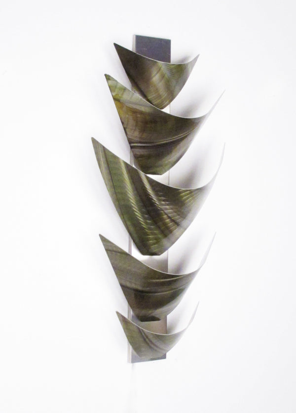 Aurora Torchiere Series 40x24 Modern Abstract Metal Wall Art