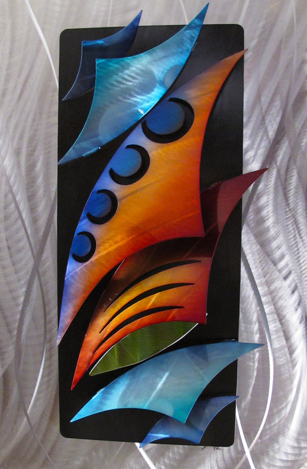 Colorful Abstract Metal Wall Art By Brian M. Jones