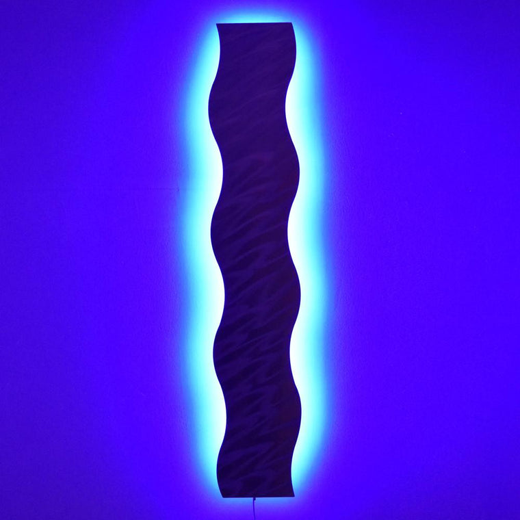 Fracture Lighted Metal Wall Art Sculpture with LED Color Changing Li - DV8  Studio